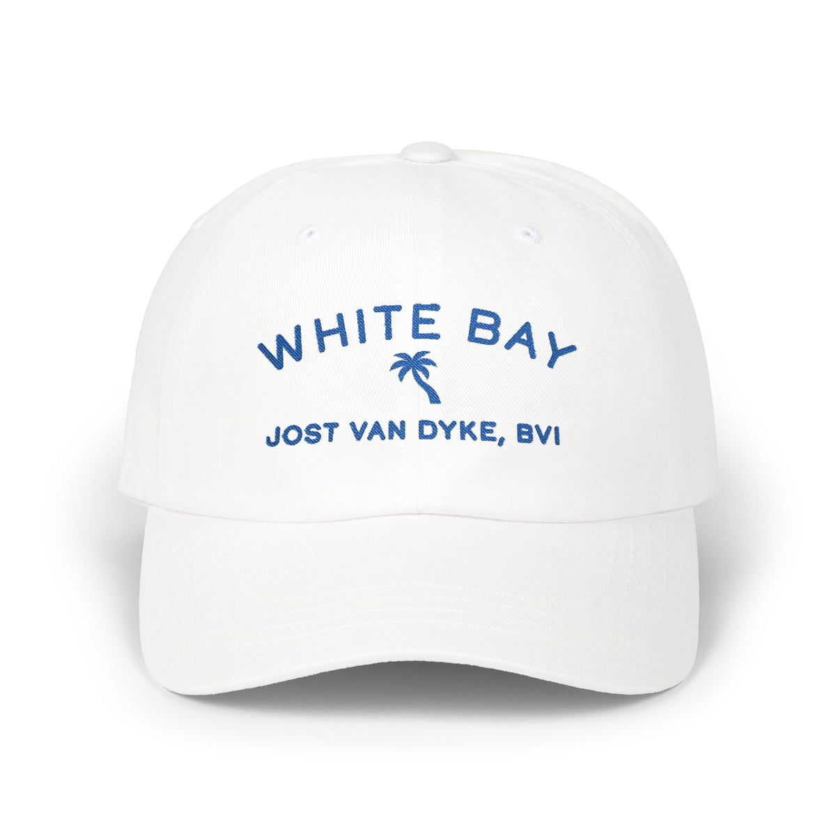 White Bay —  Embroidered Dad Hat